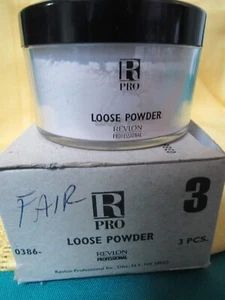 REVLON RPRO Loose Powder With Puff - FAIR 1 oz -- NOS - Picture 1 of 8