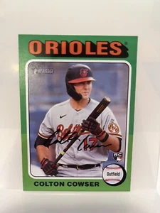 Colton Cowser 2024 Topps Heritage #388 Baseballkarte RC Baltimore Orioles - Bild 1 von 2