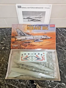 Vintage Academy Military Plane Model Kit Dassault Breguet Mirage IIIC 1/48 1996 - Picture 1 of 12