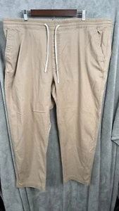 Pantalones informales Land's End para hombre 2XL/T beige pierna recta cordón bolsillos cortados - Imagen 1 de 8