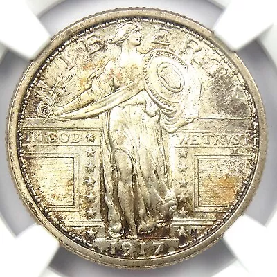 1917 Standing Liberty Quarter 25C Coin - NGC MS66+ FH (Plus Grade, Full Head) - Image 1 of 4