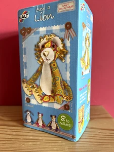 GALT Sew a Lion Plush Soft Toy Sewing Kit - Pre-cut Fabrics - Craft Collectibles - Picture 1 of 2
