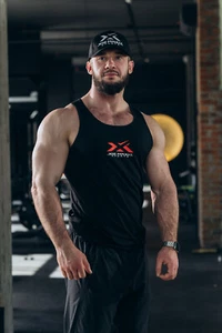 Camiseta deportiva para hombre JoeMaxx ATHLETICA negra S|M|L|XL|2XL marca austriaca - Imagen 1 de 13