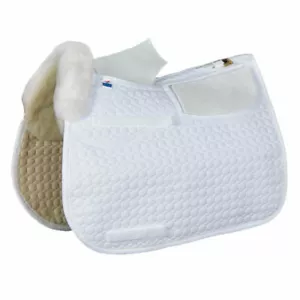 Mattes GOLD AP Wool Lined Shim Correction Square English Pad - Shims Included - Picture 1 of 1