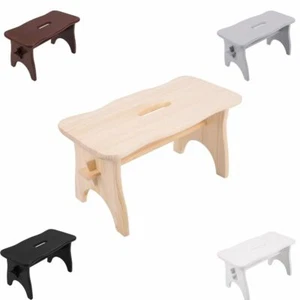 Creative Deco Holz Hocker | 39 x 18 x 21 cm | Tritthocker Holzbank | 5 Farben - Bild 1 von 35