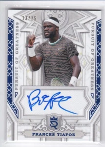 2024 Topps Royalty Tennis #PGS-FTE Frances Tiafoe Pursuit Blu Auto 13/25 - Foto 1 di 2