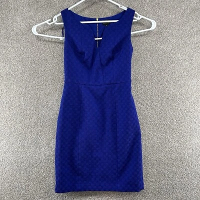 Worthington Women's Dress Size 4 Blue Sleeveless Back Zip Closure - Image 1 of 4
