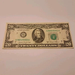 1981 $20 Twenty Dollar Bill Federal Reserve Note Vintage Currency (G) - Picture 1 of 6
