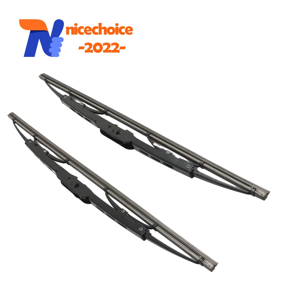 Pack de 2 limpiaparabrisas de 17" aptos para Toyota MR2 1985 1986 1987 1988 1989 Foto 1 de 4