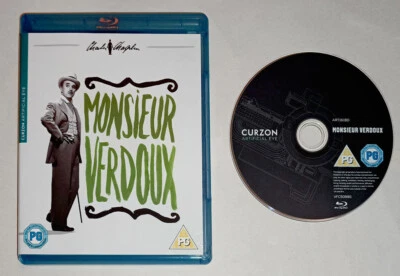 Monsieur Verdoux Blu-ray Charlie Chaplin Region B UK Europe 1947 Comedy Blue Ray - Image 1 of 3