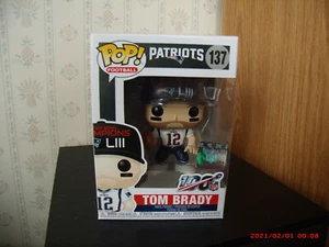TOM BRADY FUNKO POP #137 NFL SUPER BOWL LIII BRAND NEW IN CASE - Picture 1 of 8
