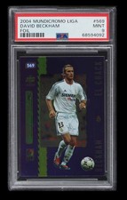 2004-05 Mundicromo Las Fichas de la Liga Foil David Beckham #569 PSA 9 MINT