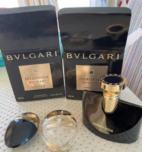 Bvlgari Splendida Jasmin Noir 3 EMPTY Bottles & Boxes for Display - Picture 1 of 4