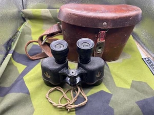 Original WW2 US Army Field Binoculars in Leather Case - Picture 1 of 14