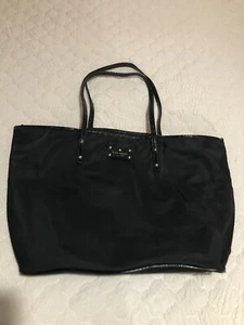 Kate Spade, Black Tote with Diaper Changing Pad, Baby Bag  - Picture 1 of 8