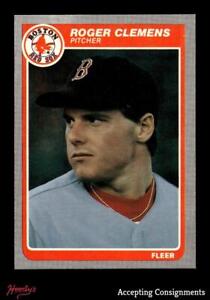 1985 Fleer #155 Roger Clemens RC Rookie BOSTON RED SOX