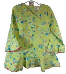 Sz 5 Janie & Jack Swim Beach Pool Cover-Up Cotton Lightweight Floral Dress A55 - Picture 1 of 3
