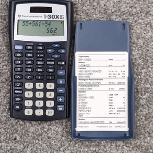 Texas Instruments Ti-30x IIS Solar Scientific Calculator Trigonometry Statistics - Picture 1 of 6
