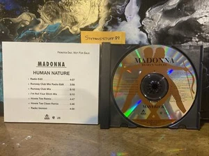 MADONNA: HUMAN NATURE 7 TRACK DJ PROMO MAXI CD SINGLE! 1994 SIRE! MINT! - Picture 1 of 5