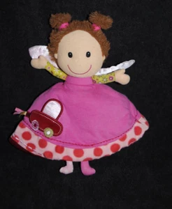 Doudou plat poupée réversible coccinelle rose LILLIPUTIENS activité 2en 1 hochet - Picture 1 of 4