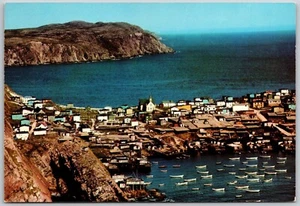Bahía de Verde Terranova Canadá Oficina de Correos Preestampada Postal Vista Aérea - Imagen 1 de 2