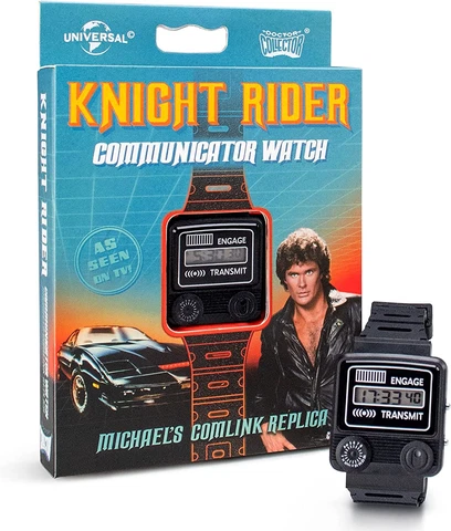 Doctor Collector: Knight Rider: Communicator Watch - Michael'S Comlink Watch Rep Cover