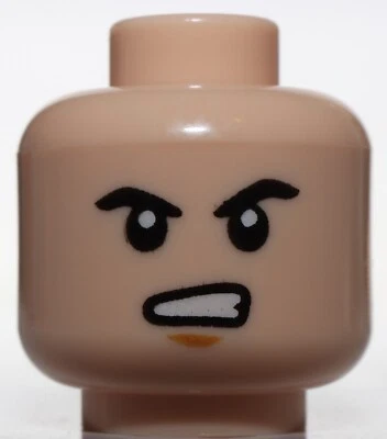 Lego Star Wars Cabeza de Turrón Ligero Hoth Rebel Angry Chin Hoyuelo Foto 1 de 2