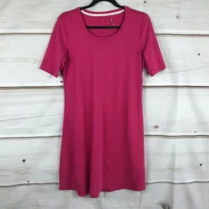 Isaac Mizrahi Live Dress Womens S Pink Essentials T-Shirt Pima Cotton Pullover - Picture 1 of 7