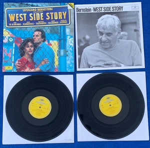Bernstein's West Side Story - 2 LP Vinyl Box Set - Kiri TeKanawa & Jose Carreras - Picture 1 of 2