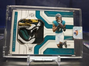 2024 National Treasures Brian Thomas Jr Tremendous Treasures Jaguar Logo* READ🔥 - Picture 1 of 8