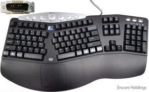 Adesso Tru-Form Media Ergonomic Keyboard - 113 Key Layout - 124-154977-001 - Picture 1 of 1