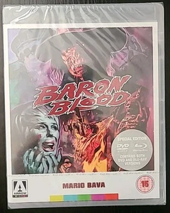 Baron Blood (Blu-ray, DVD, 2013) Arrow UK Region B Mario Bava OOP  - Picture 1 of 2