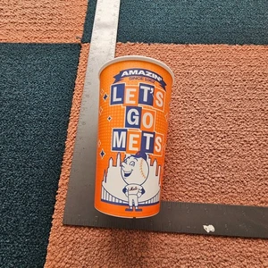 New York Mets 32 Unzen Hartplastik Souvenir Tasse Getränk Coca Cola LGM X5 - Bild 1 von 6