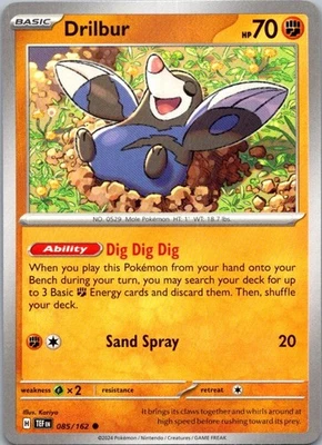 SV05: Temporal Forces #085/162 Drilbur - Image 1 of 2