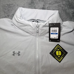 NWT Under Armour All America Men's UA Squad Warm-Up Zip Up Jacket Grey XL - Picture 1 of 17