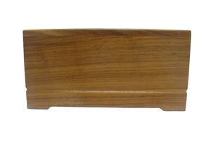 UNIQUE DESIGN--THE WARM, RICH LOOK OF WALNUT--FULL SIZED ADULT CREMATION URN - Picture 1 of 3