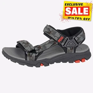 PDQ Renegade Hombre Aventura Al Aire Libre Caminar Senderismo Sandalias Gris - Picture 1 of 2