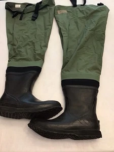 Cabela's Hip Wader Boots Waterproof Rubber Nylon Outdoor Fishing - Picture 1 of 4