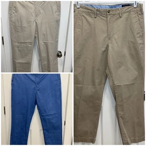 Lot of 3 Polo Ralph Lauren Mens Stretch Straight Fit Chino Pants - Size 36x28 - Picture 1 of 17