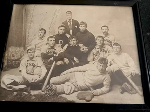 1892 Baseball Spieler Dickinson College Pennsylvania Teammitglieder Vintage Hunks - Bild 1 von 20
