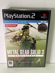 METAL GEAR SOLID 3 SUBSTISTENCE - SONY PS2 - NUOVO SIGILLATO PAL ITA VERSION - Picture 1 of 14