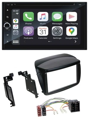 Blaupunkt 2DIN Bluetooth DAB USB DVD MP3 Autoradio für Fiat Doblo ab 10 Opel Com - Bild 1 von 4