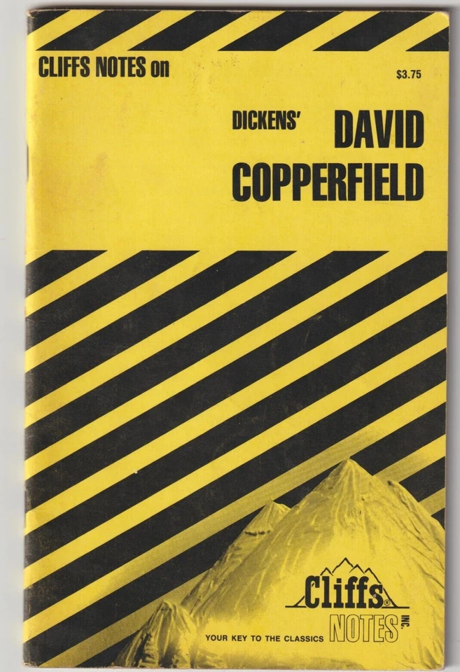 DICKENS DAVID COPPERFIELD Cliffs Notes Paperback 1980 - Image 1 of 3