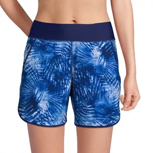 LANDS' END WOMEN'S QUICK DRY 5-INCH SWIM SHORTS WITH PANTY - Picture 1 of 6