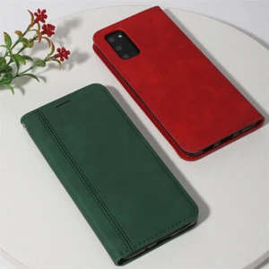 Leather Case For Samsung S10 S20 S21 S22 S23 S20FE S21FE A33 A42 A52 A53 A72 5G - Picture 1 of 17