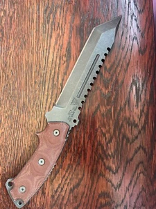 New TOPS KNIVES Steel Eagle 107D Delta Class Tanto Knife MADE IN USA - Picture 1 of 7