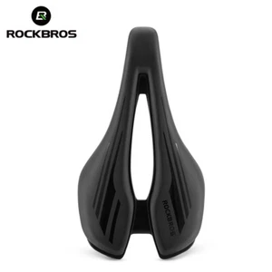 ROCKBROS Bicycle Saddle Hollow Breathable MTB Road Bike Seat Sponge Shockproof - Picture 1 of 12