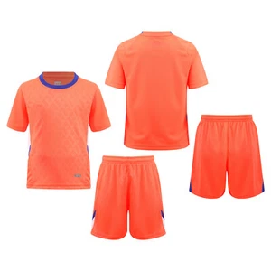 Boys Outfits Training Clothes Set Round Neck Uniform Elastic Waistband Shorts - Picture 1 of 49