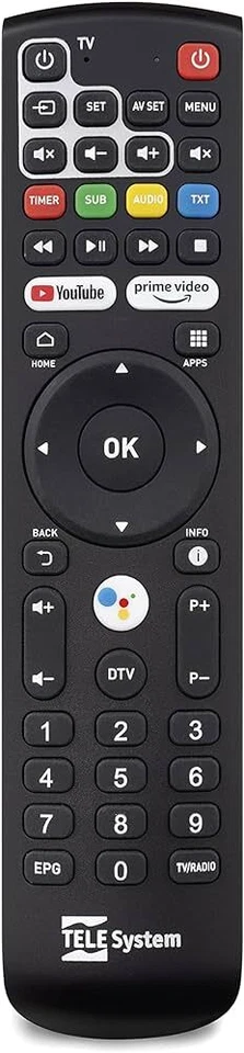 Nuovo originale TS UP T2 A10 per set-top box Telesystem decoder telecomando v... - Immagine 1 di 2