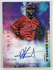 D'Shawn Knowles 2021 Bowman Inception - Inception Autographs #PA-DK /600 RC - Bild 1 von 2